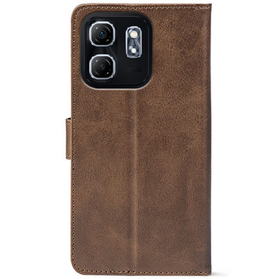 Чохол-книжка Crazy Horse Clasic для Infinix Smart 9 Brown (Front)