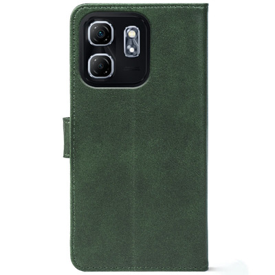 Чохол-книжка Crazy Horse Clasic для Infinix Hot 50i Dark Green (Front)