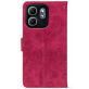 Чохол-книжка Crazy Horse Clasic для Infinix Hot 50i Magenta (Front)