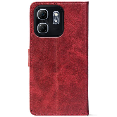 Чохол-книжка Crazy Horse Clasic для Infinix Smart 9 Red Wine (Front)