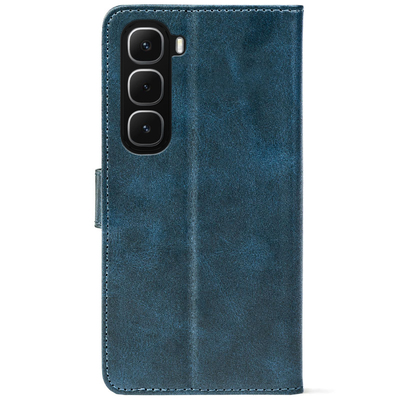Чохол-книжка Crazy Horse Clasic для Infinix Hot 60i Dark Blue (Front)