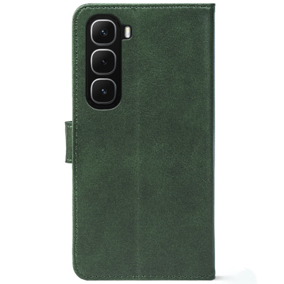Чохол-книжка Crazy Horse Clasic для Infinix Hot 60i Dark Green (Front)