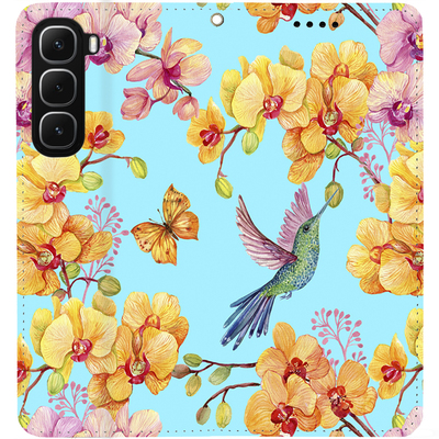 Чохол-книжка BoxFace для Infinix Hot 60i Colibri in Orchids