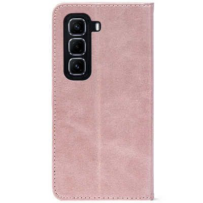 Чохол-книжка Crazy Horse Clasic для Infinix Hot 50 Rose Gold (Strong)