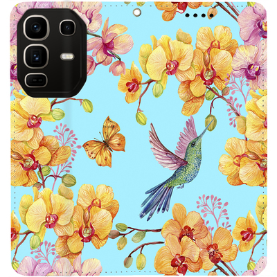 Чохол-книжка BoxFace для Infinix Note 50 Colibri in Orchids