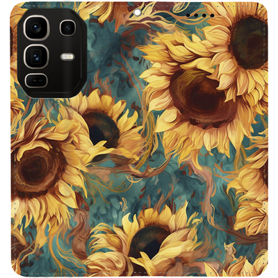 Чохол-книжка BoxFace для Infinix Note 50 Соняшники