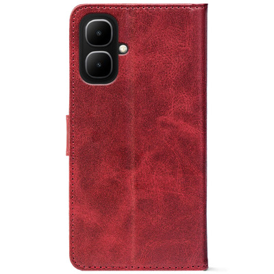 Чохол-книжка Crazy Horse Clasic для Infinix Smart 10 Red Wine (Front)