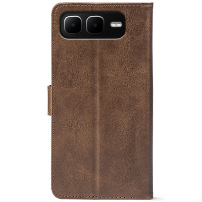 Чохол-книжка Crazy Horse Clasic для Infinix Smart 10 Plus Brown (Front)
