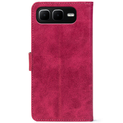 Чохол-книжка Crazy Horse Clasic для Infinix Smart 10 Plus Magenta (Front)