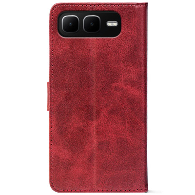 Чохол-книжка Crazy Horse Clasic для Infinix Smart 10 Plus Red Wine (Front)