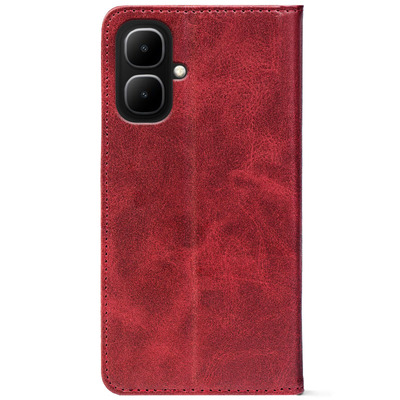 Чохол-книжка Crazy Horse Clasic для Infinix Smart 10 Red Wine (Strong)