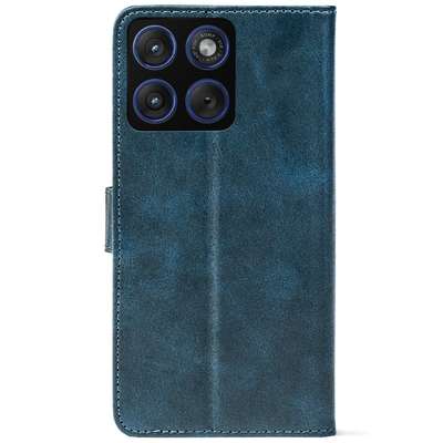 Чохол-книжка Crazy Horse Clasic для Moto Edge 70 Dark Blue (Front)