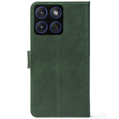 Чохол-книжка Crazy Horse Clasic для Moto Edge 70 Dark Green (Front)