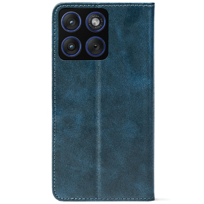 Чохол-книжка Crazy Horse Clasic для Moto Edge 70 Dark Blue (Strong)