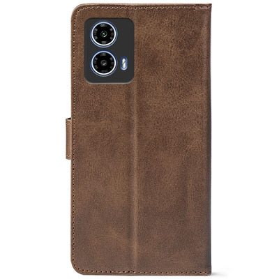 Чохол-книжка Crazy Horse Clasic для Motorola G35 Brown (Front)