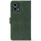 Чохол-книжка Crazy Horse Clasic для Motorola G35 Dark Green (Front)