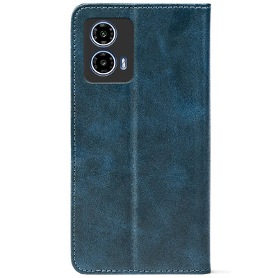 Чохол-книжка Crazy Horse Clasic для Motorola G35 Dark Blue (Strong)