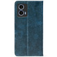 Чохол-книжка Crazy Horse Clasic для Motorola G35 Dark Blue (Strong)