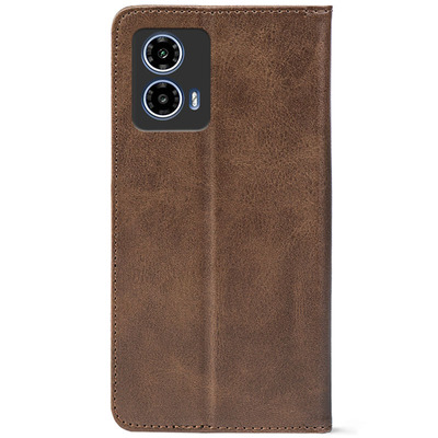 Чохол-книжка Crazy Horse Clasic для Motorola G35 Brown (Strong)