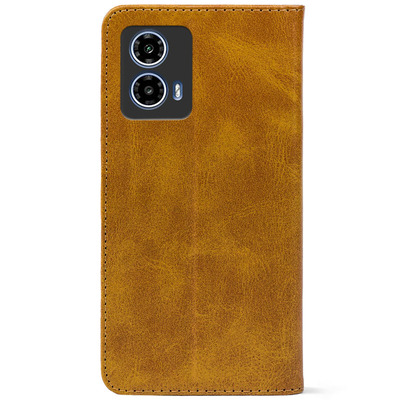Чохол-книжка Crazy Horse Clasic для Motorola G35 Camel (Strong)