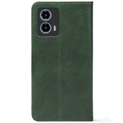Чохол-книжка Crazy Horse Clasic для Motorola G35 Dark Green (Strong)