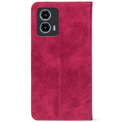 Чохол-книжка Crazy Horse Clasic для Motorola G35 Magenta (Strong)