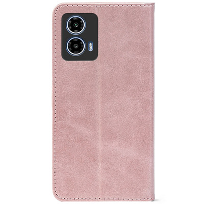 Чохол-книжка Crazy Horse Clasic для Motorola G35 Rose Gold (Strong)