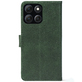 Чохол-книжка Crazy Horse Clasic для Moto G86 Power Dark Green (Front)