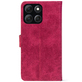 Чохол-книжка Crazy Horse Clasic для Moto G86 Power Magenta (Front)