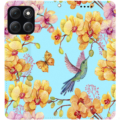 Чохол-книжка BoxFace для Moto G86 Power Colibri in Orchids