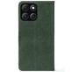 Чохол-книжка Crazy Horse Clasic для Moto G86 Power Dark Green (Strong)