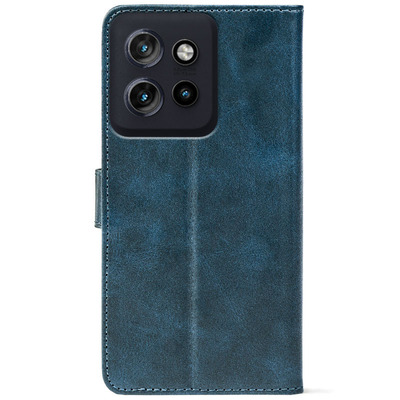 Чохол-книжка Crazy Horse Clasic для Motorola Edge 50 Dark Blue (Front)