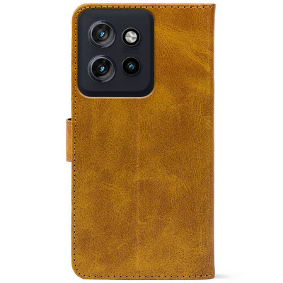 Чохол-книжка Crazy Horse Clasic для Motorola Edge 50 Camel (Front)