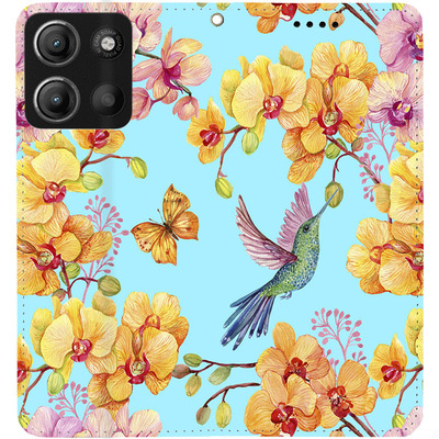Чохол-книжка BoxFace для Motorola G15 Colibri in Orchids