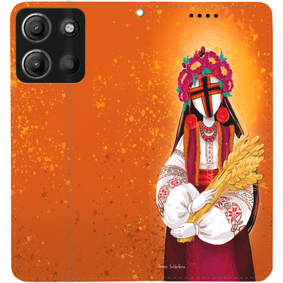Чохол-книжка BoxFace для Motorola G15 Motanka by Soldatkina