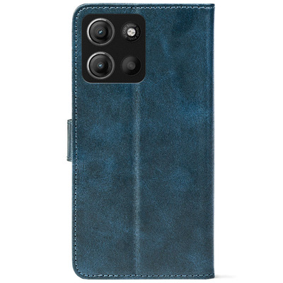 Чохол-книжка Crazy Horse Clasic для Motorola G15 Dark Blue (Front)