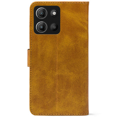 Чохол-книжка Crazy Horse Clasic для Motorola G15 Camel (Front)