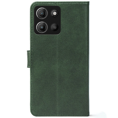 Чохол-книжка Crazy Horse Clasic для Motorola G15 Dark Green (Front)