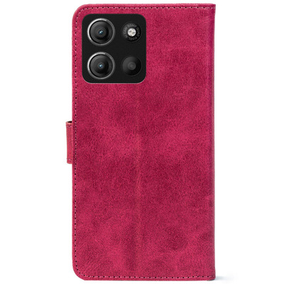 Чохол-книжка Crazy Horse Clasic для Motorola G15 Magenta (Front)