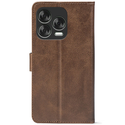 Чохол-книжка Crazy Horse Clasic для Nubia V70 Design Brown (Front)