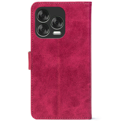 Чохол-книжка Crazy Horse Clasic для Nubia V70 Design Magenta (Front)