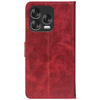 Чохол-книжка Crazy Horse Clasic для Nubia V70 Design Red Wine (Front)