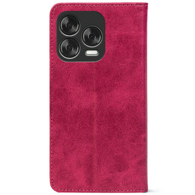 Чохол-книжка Crazy Horse Clasic для Nubia V70 Design Magenta (Strong)