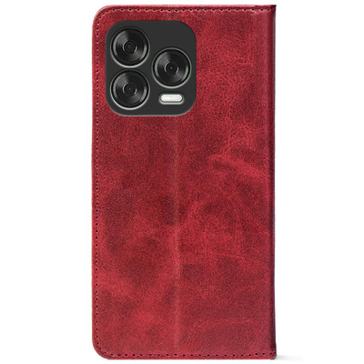 Чохол-книжка Crazy Horse Clasic для Nubia V70 Design Red Wine (Strong)