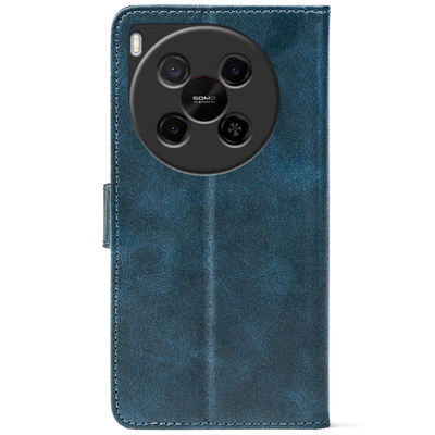 Чохол-книжка Crazy Horse Clasic для Nubia V70 Max Dark Blue (Front)