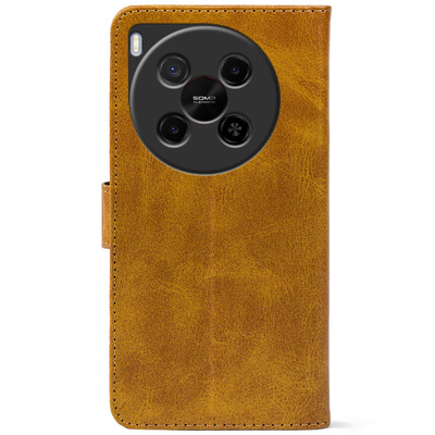 Чохол-книжка Crazy Horse Clasic для Nubia V70 Max Camel (Front)