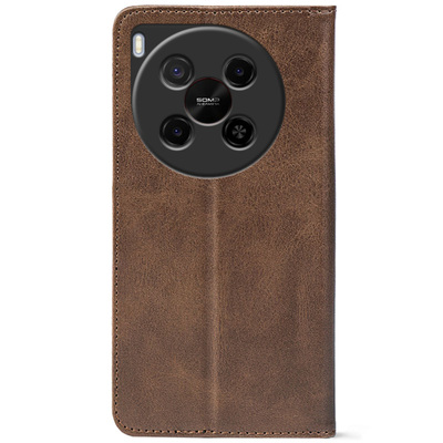 Чохол-книжка Crazy Horse Clasic для Nubia V70 Max Brown (Strong)