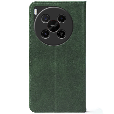 Чохол-книжка Crazy Horse Clasic для Nubia V70 Max Dark Green (Strong)