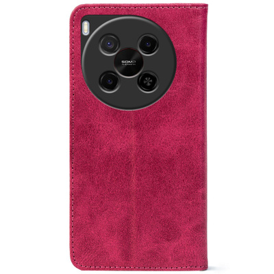 Чохол-книжка Crazy Horse Clasic для Nubia V70 Max Magenta (Strong)