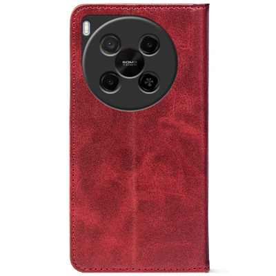 Чохол-книжка Crazy Horse Clasic для Nubia V70 Max Red Wine (Strong)